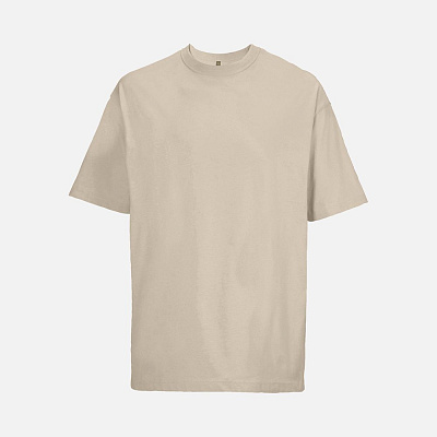 Футболка оверсайз мужская Boxy Men, черная (Льняной)