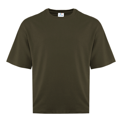 Футболка унисекс оверсайз STAN хлопок/полиэстер 260, 40 (Серый коричневый)