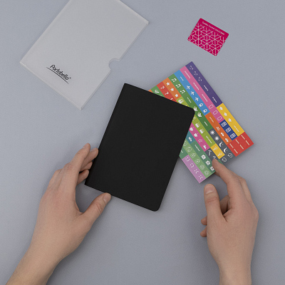 Ежедневник Спарк мини (Spark mini) A6 недатированный, черный