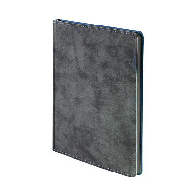 Ежедневник недатированный EMBER , формат А5, блок в линейку (Серый)