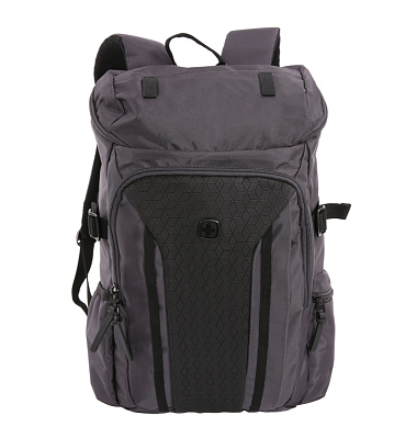 Рюкзак WENGER 15''  / чёрный, полиэстер 900D/ М2 добби, 29х15х47 см, 20 л (Серый)