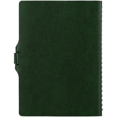 Ежедневник Strep Front на заказ, недатированный, зеленый