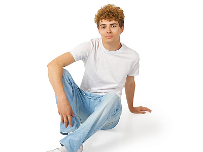 Футболка Sydney с подвернутыми рукавами, мужская