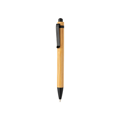 Ручка Bamboo из бамбука (Черный;)