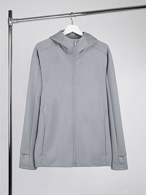 Куртка с капюшоном унисекс Begi, черная (Серый)