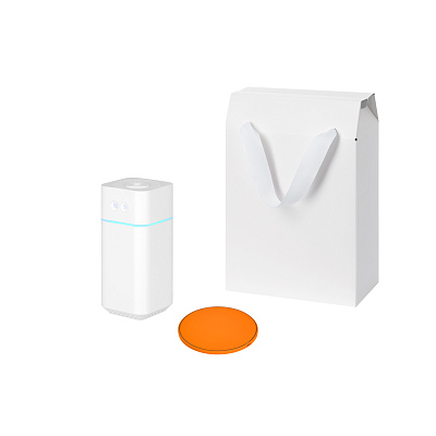 Подарочный набор Cloud NEO, Auris, оранжевый (увлажнитель воздуха, зарядное устройство) (Белый, оранжевый)