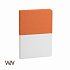 Ежедневник недатированный "Палермо", формат А5, оранжевый с белым - Фото 1