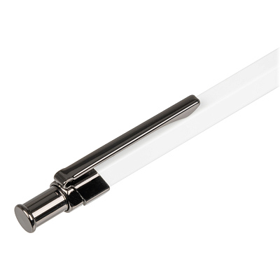 Ручка шариковая Pierre Cardin PRIZMA. Цвет - белый. Упаковка Е