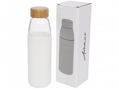 Стеклянная спортивная бутылка Kai (Белый)
