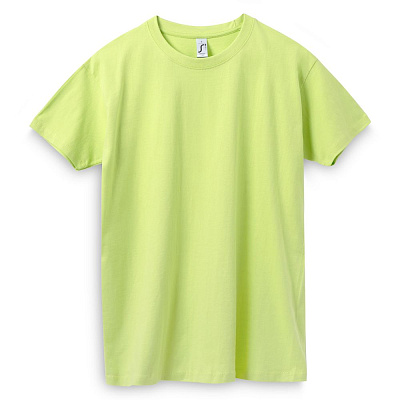 Футболка Imperial 190, черная (Зеленое яблоко)