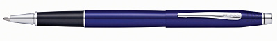 Ручка-роллер Cross Classic Century Translucent Blue Lacquer, цвет ярко-синий (Синий)