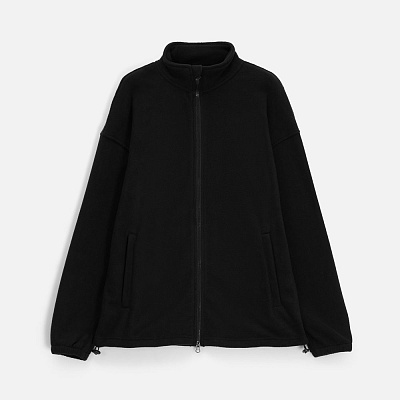 Куртка флисовая унисекс Nebo, черная (Чёрный)