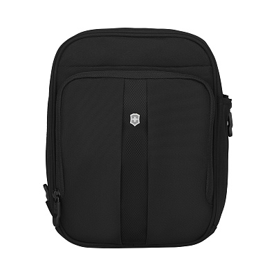 Сумка наплечная VICTORINOX TA 5.0 Travel Companion вертикальная чёрная нейлон 21x10x27 см 6 л