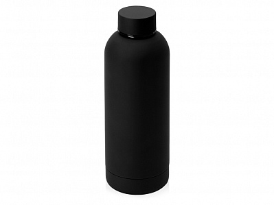 Вакуумная термобутылка с медной изоляцией  Cask, soft-touch, 500 мл (Черный)
