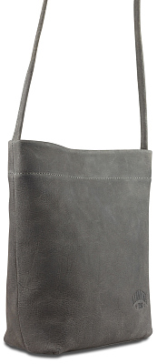 Сумка женская KLONDIKE YUKON «Brooke», натуральная кожа в сером цвете, 27х 27 х 8 см