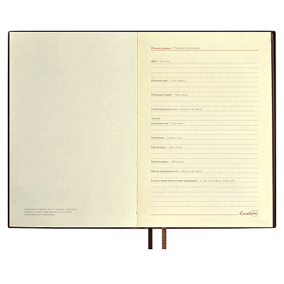 Ежедневник Merida, датированный, коричневый