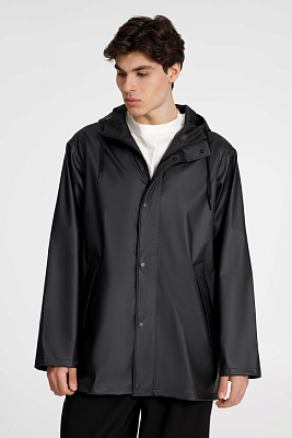 Парка R4, серая (Чёрный)