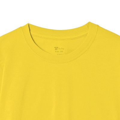 Футболка детская T-Bolka Kids, желтая