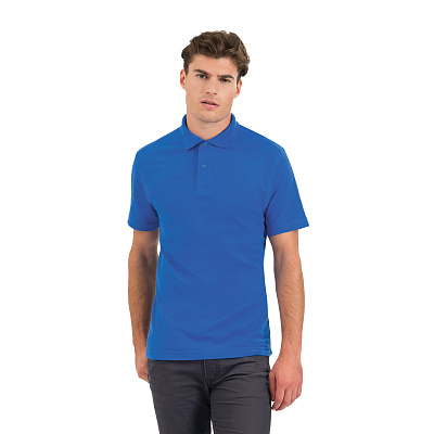 Футболка теннисная ID.001, бордо (Ярко-синий)