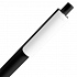 Ручка шариковая Pigra P03 Mat, черная с белым - Фото 4