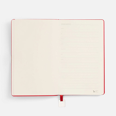 Ежедневник Shall Light, недатированный, красный
