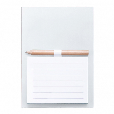 Блокнот с магнитом YAKARI, 40 листов, карандаш в комплекте , картон (Белый)