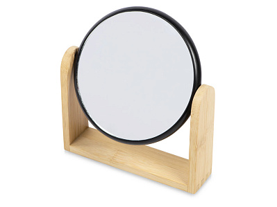 Зеркало из бамбука Black Mirror (Черный, натуральный)