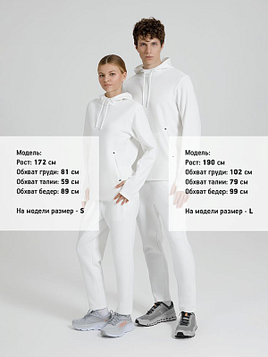 Худи унисекс Begi, молочно-белое