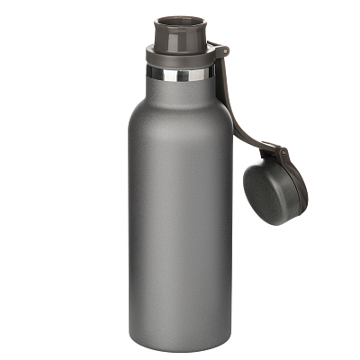 Термобутылка вакуумная герметичная Модена (Modena), серая