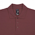 Рубашка поло мужская Spring 210, бордовая - Фото 3