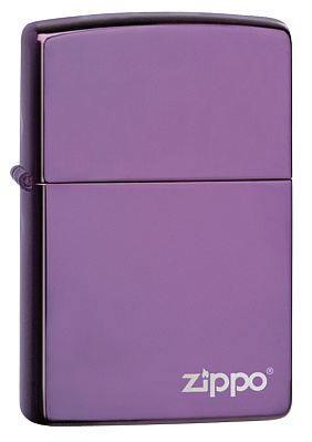 Зажигалка ZIPPO Classic с покрытием Abyss™, латунь/сталь, фиолетовая, глянцевая, 38x13x57 мм (Фиолетовый)