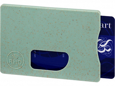 Чехол для карточек RFID Straw (Мятный)