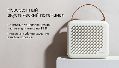 Портативная колонка Rombica Mysound Chroma, белый