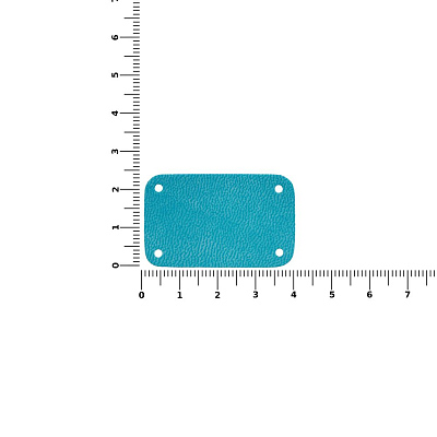 Лейбл Eta Latte, S, бирюзовый