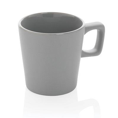Керамическая кружка для кофе Modern (Серый;)