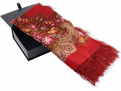 Павлопосадский платок (Красный/разноцветный)
