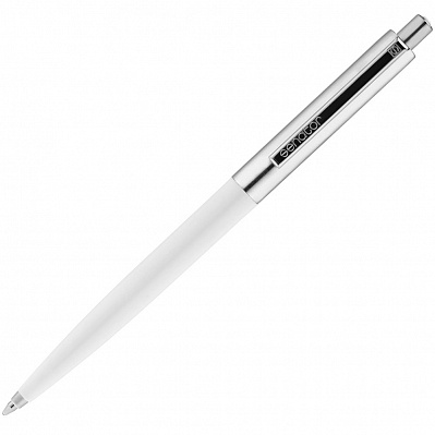 Ручка шариковая Senator Point Metal, белая (Белый)