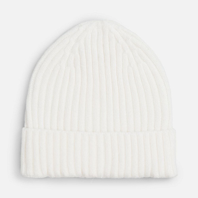Шапка Laconi, молочно-белая