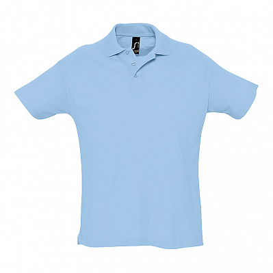 Рубашка поло мужская SUMMER II 170  (Голубой)