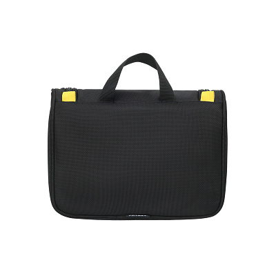 Несессер TORBER,  дорожный, чёрный/серый, полиэстер, 27х11х22 см