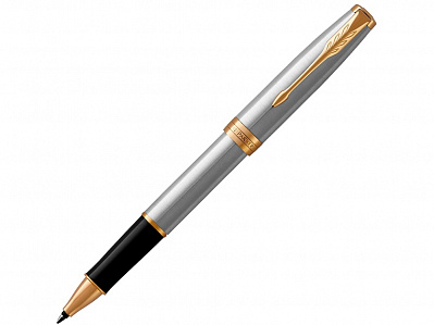 Ручка роллер Parker Sonnet Core Stainless Steel GT (Серебристый/золотистый)