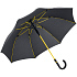 Зонт-трость с цветными спицами Color Style, желтый - Фото 1