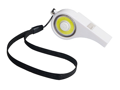 Свисток с фонариком Oxi (Белый)