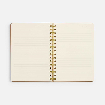 Ежедневник Spiral, недатированный, бежевый