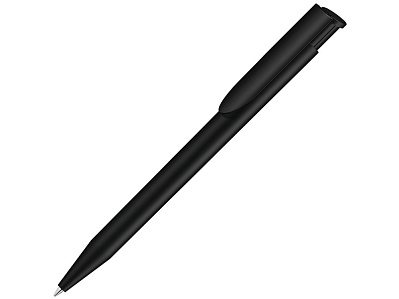 Ручка шариковая пластиковая Happy Gum, soft-touch (Черный)