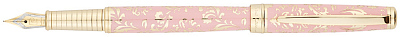 Ручка перьевая Pierre Cardin RENAISSANCE. Цвет - розовый и золотистый. Упаковка В-2. (Розовый)