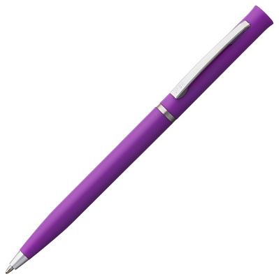 Ручка шариковая Euro Chrome,фиолетовая (Фиолетовый)