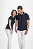 Рубашка поло мужская с контрастной отделкой Practice 270, зеленый/белый - Фото 5