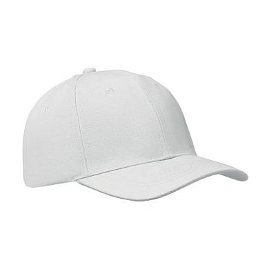 6 panel baseball cap (Белый)