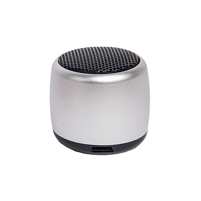 Портативная mini Bluetooth-колонка Sound Burger "Loto" серебро (Серебристый)